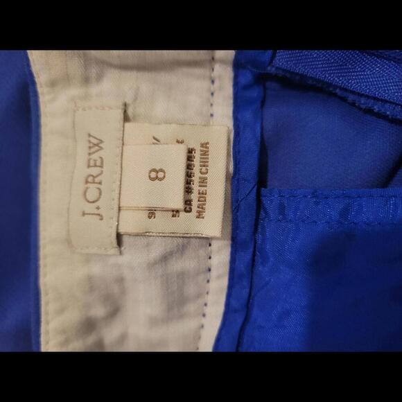 J Crew size 8  blue "No. 2 Pencil" knee length skirt - Picture 3 of 6